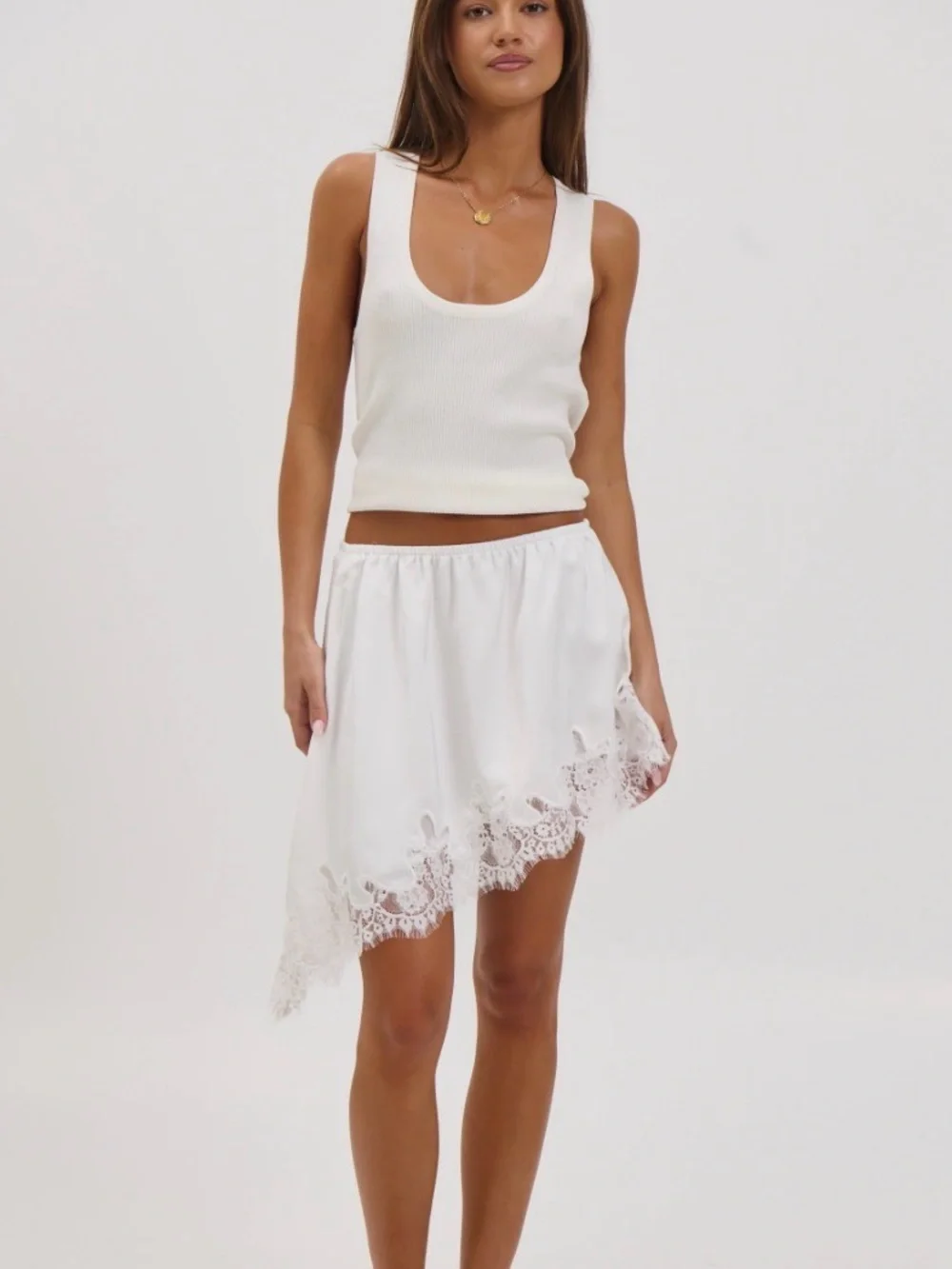 Bronze snake Sammi lace skirt